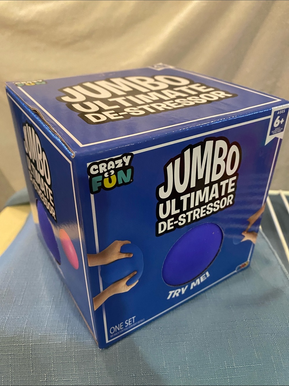 Blue Jumbo Ultimate De-Stressor Ball RMS